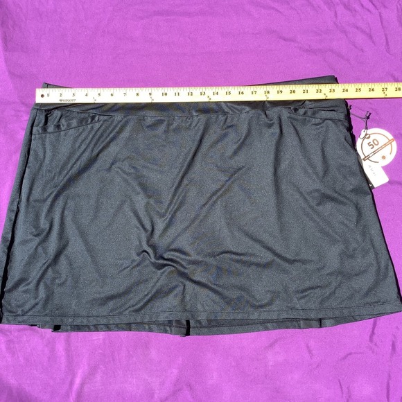 Tail White Label Plus UPF‎ 50 Tennis Skirt Skort Womens Size 3XL XXXL Onxy Black - Picture 5 of 6